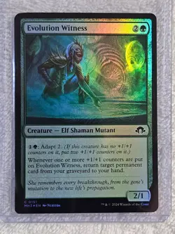 MTG Evolution Witness FOIL - Modern Horizons 3 #151 Magic Gathering Card NM - Image 5
