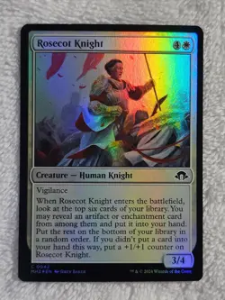 MTG Rosecot Knight FOIL - Modern Horizons 3 #42 Magic Gathering Card NM - Image 2