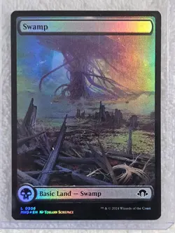 MTG Swamp FOIL - Modern Horizons 3 #306 Magic Gathering Card LAND NM - Image 5