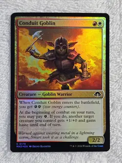 MTG Conduit Goblin FOIL - Modern Horizons 3 #179 Magic Gathering Card NM - Image 2