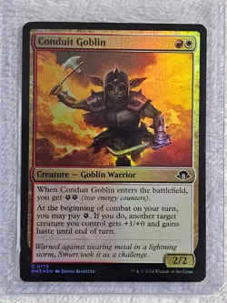 MTG Conduit Goblin FOIL - Modern Horizons 3 #179 Magic Gathering Card NM - Image 4
