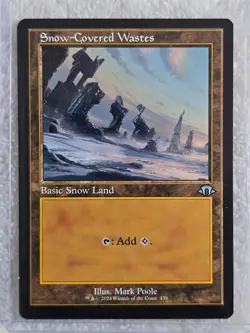 MTG Snow-Covered Wastes Retro Frame - Modern Horizons 3 #439 LAND U NM - Image 4