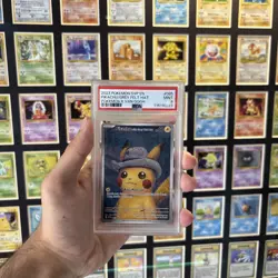Pokemon Pikachu With Grey Felt Hat SVP 085 Van Gogh Promo Card PSA 9 MINT - Image 1