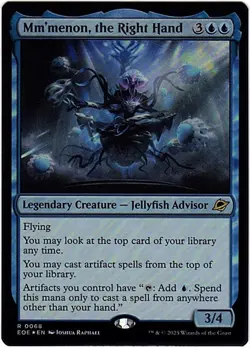 MTG Edge Of Eternities Mm'memon, the Right Hand Foil (Rare) - Image 2