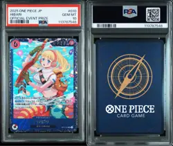 PSA10 Hibari Flagship Battle Best 8 SR One Piece Card Japanese - Image 1