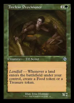 1x Tireless Provisioner - Foil - Retro Frame Light Play MTG Magic - Kid Icarus - - Image 1