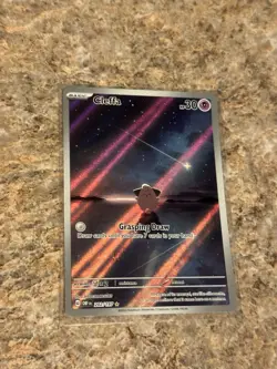 Cleffa 202/197 Pokemon TCG Obsidian Flames Illustration Rare Near Mint - Image 2