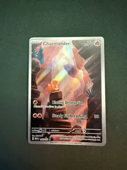 Pokemon TCG Scarlet & Violet Charmander 168/165 SV 151 IR Pack fresh - Image 1