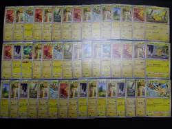 Pokemon Card Non Holo Shining Pikachu Lot Of 46 SET 023/071 025/165 etc #4852 - Image 1
