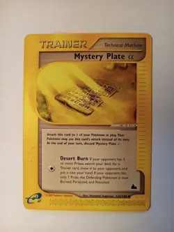 Pokemon Mystery Plate Alpha Skyridge 133/144 NM Trainer Free Shipping!! - Image 1