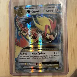 2016 M Pidgeot EX 65/108 Ultra Rare Holo Pokemon Evolutions - Image 1