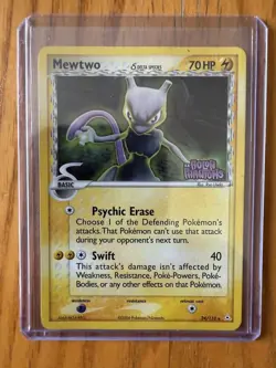 Mewtwo 24/110 Delta Species EX Holon Phantoms Holo Pokemon - Image 1