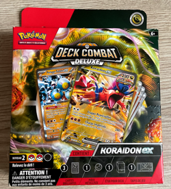 DECK DE 60 CARTE POKEMON COMBAT DELUXE KORAIDON EX 230 PV PELAGE - Image 1
