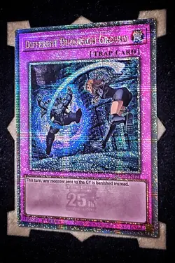 Different Dimension Ground RA04-EN101 Quarter Century Rare 1st Edition Yugioh - Image 1