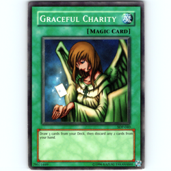 Yugioh Graceful Charity SDP-040 Unlimited Super Rare Holo MP-LP 💎 - Image 1