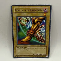 Yugioh Right Leg of The Forbidden One DB1-EN135 Unlimited Common HP DMG - Image 1