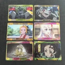 Demon Slayer Metal Card Collection 3 Bandai Yuukaku Carddass Bundle X18 - Image 3
