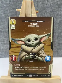 Star Wars Unlimited LOF Grogu - Mysterious Child Prestige Non Foil Card - Image 1