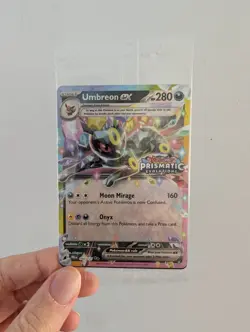 Pokemon Umbreon EX TCG Prismatic Evolutions Card 060/131 New Sealed Stamped - Image 1