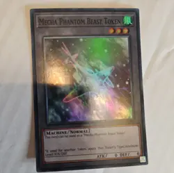 Mecha Phantom Beast Token OP09-EN026 Super Rare UNL Edition YuGiOh Card - Image 3