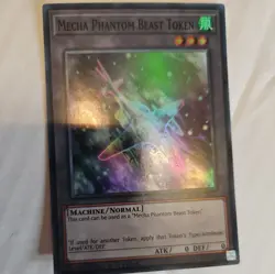 Mecha Phantom Beast Token OP09-EN026 Super Rare UNL Edition YuGiOh Card - Image 4