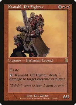 MTG - Kamahl, Pit Fighter - Odyssey - X1 - (NM) - - Image 1
