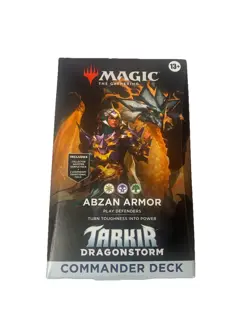 Magic the Gathering Tarkir Dragonstorm MTG Commander Deck - Abzan Armor - Image 1