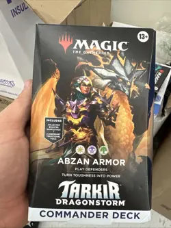Magic the Gathering Tarkir Dragonstorm MTG Commander Deck - Abzan Armor - Image 1