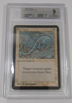 Magic The Gathering MTG Blue Ward Alpha BGS 9 Mint 93/94 vintage old school NM - Image 1