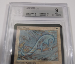 Magic The Gathering MTG Blue Ward Alpha BGS 9 Mint 93/94 vintage old school NM - Image 2
