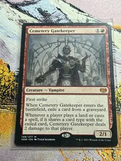 MTG Cemetery Gatekeeper - 148 / English / Near Mint - Image 5