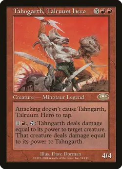 MTG - Tahngarth, Talruum Hero - Planeshift - X1 - (LP) - - Image 1