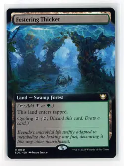 MtG EOC Festering Thicket #41 Extended Art Non-Foil - Image 1