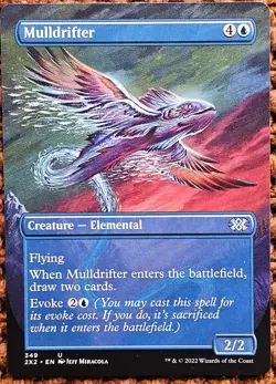 ✨Mulldrifter✨ MTG | Double Masters 2022 | Borderless | NM/M | U 349 - Image 1