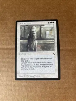 DUST TO DUST MAGIC THE GATHERING THE DARK MTG 1994 Trading Card #407 LP - Image 1
