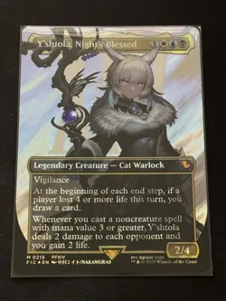 Y'shtola, Night's Blessed - Borderless Surge Foil - Final Fantasy MTG 0215 NM - Image 1