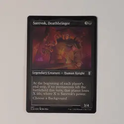 MTG Sarevok Deathbringer - Commander Legends Battle for Baldur's Gate NM Etched - Image 2