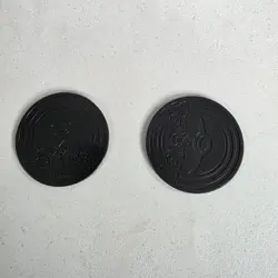 Pokemon TCG Coin Lot Charizard & Fuecoco 2" Diameter Holo Plastic Tokens - Image 5