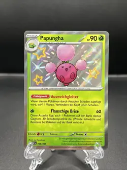 Pokemon: Papungha 098/091 Baby Shiny | Paldeas Schicksale | Near Mint Deutsch - Image 1