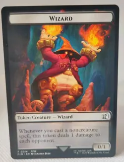 MTG - Bird (0016) Wizard (0014) Double-Sided Token - FINAL FANTASY - Image 1