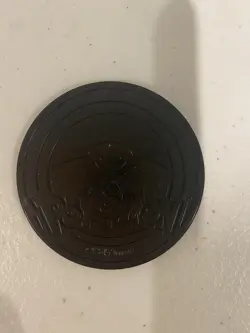 Pikachu 25th Anniversary Gold Holo Jumbo Official Coin Pokemon - Image 2