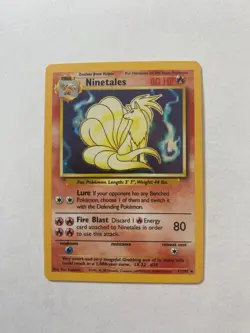 Ninetales 012/102 Pokemon TCG Base Set Unlimited Near Mint Holo - Image 1