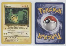 Pikachu (The Power of One) Pokemon WOTC Black Star #27 1999 2f4 - Image 3