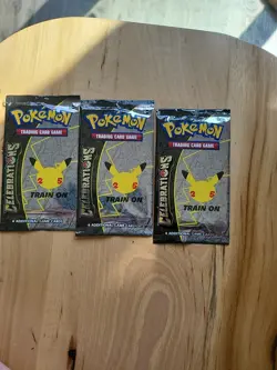 Brand New/Sealed - Pokemon TCG: 25th Anniversary - Celebrations x3 Booster Packs - Image 1