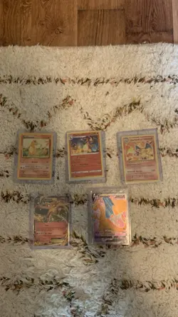 Pokemon Collection of Charizards Cards 5 Cards Near Mint - Image 1