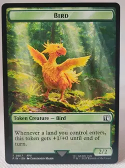 Hero (T0009) Bird (T0017) Double-Sided Token Final Fantasy Regular MTG - Image 2