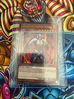 Thestalos the Firestorm Monarch RA03-EN143 Quarter Century Rare 1st Ed Yugioh - Image 1