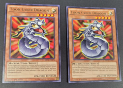 Yugioh TCG -2x Toon Cyber Dragon - MP16-EN074 - NM/LP - Rare MAchine - 1st 2016 - Image 1