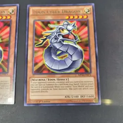 Yugioh TCG -2x Toon Cyber Dragon - MP16-EN074 - NM/LP - Rare MAchine - 1st 2016 - Image 4