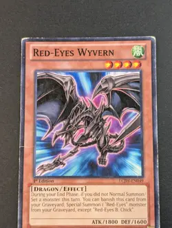 Yugioh TCG - 1x Red-Eyes Wyvern - LCJW-EN049 - HP - 1st Edition - Common 2013 - Image 4
